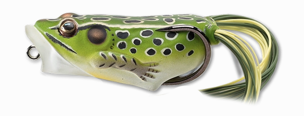 LIVETARGET Popper Frog Hollow Body Topwater Frog