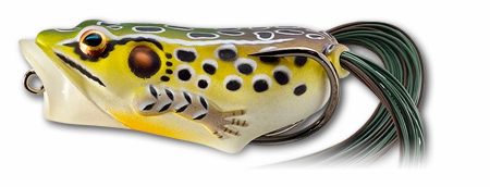 LIVETARGET Popper Frog Hollow Body Topwater Frog