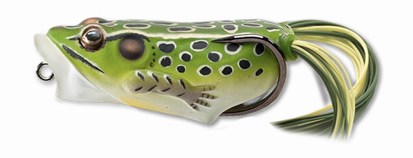 LIVETARGET Popper Frog Hollow Body Topwater Frog