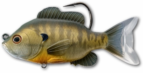 LIVETARGET Sunfish Soft Body Top Hook Swimbait