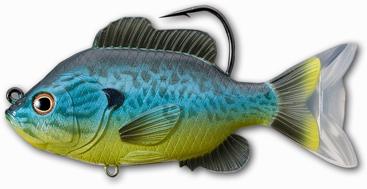 LIVETARGET Sunfish Soft Body Top Hook Swimbait