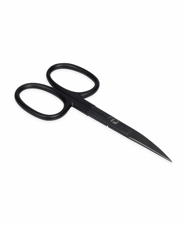 Loon Ergo Curved Hair Scissors- Black