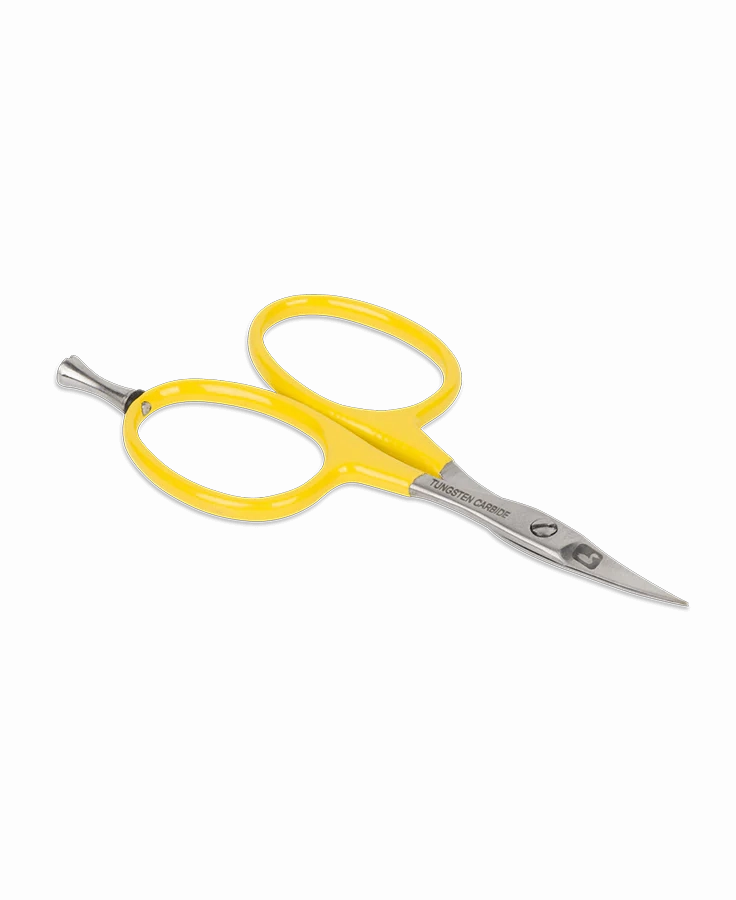 Loon Tungsten Carbide Curved Micro Tip Scissor w/ Precision Peg