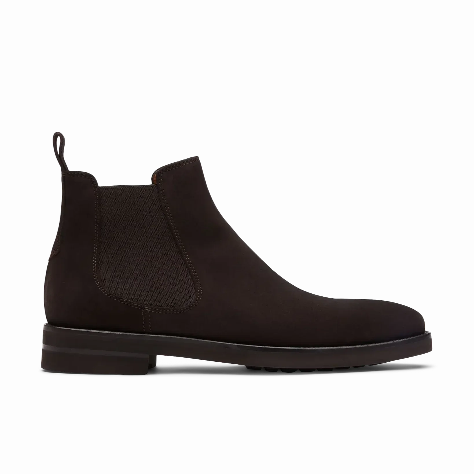 Lottusse | Chelsea Boots For Men | Holborn Mocha Beef Suede | Brown Standing Comfort Essential Footwear