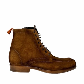 Luis Gonzalo 1966 | Men'S Boots | Old Leather Basket | Brown Fashion Footwear