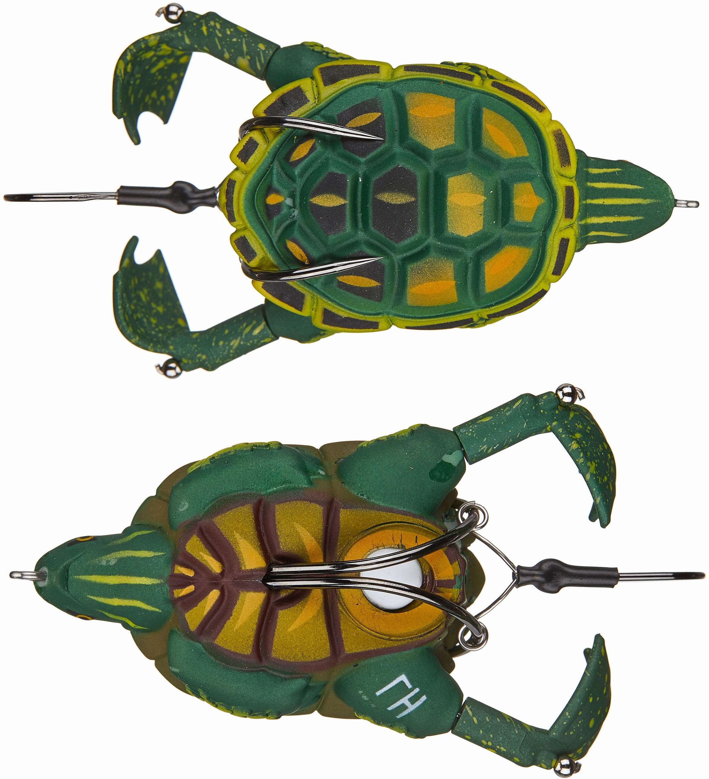 Lunkerhunt Prop Turtle 3 1/2 inch Hollow Topwater Prop Lure