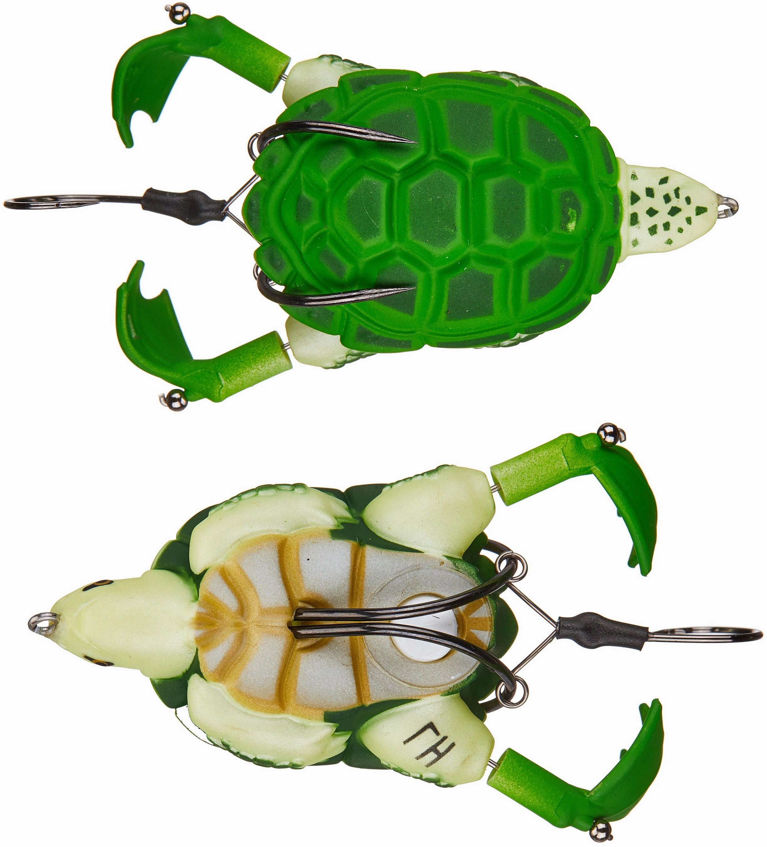 Lunkerhunt Prop Turtle 3 1/2 inch Hollow Topwater Prop Lure