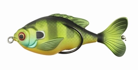 Lunkerhunt Propfish Sunfish 3 1/4 inch Hollow Topwater Prop Lure
