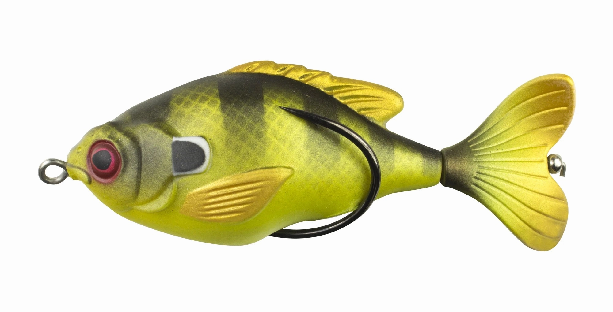 Lunkerhunt Propfish Sunfish 3 1/4 inch Hollow Topwater Prop Lure
