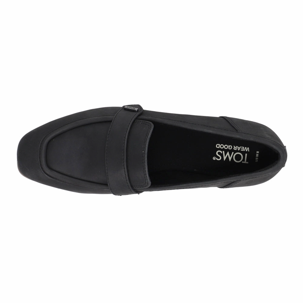 Lynette Leather Slip On Loafers Comfort Shoes Wide Fit