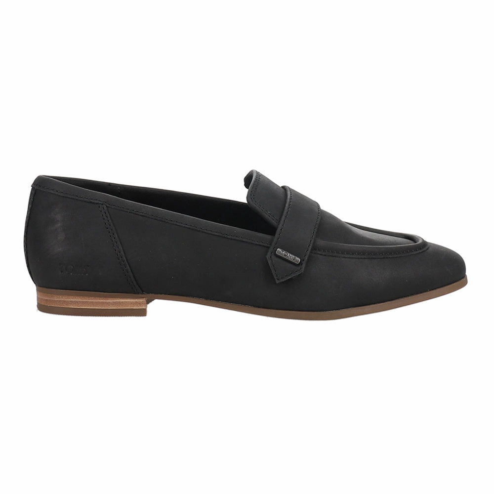 Lynette Leather Slip On Loafers Travel Footwear