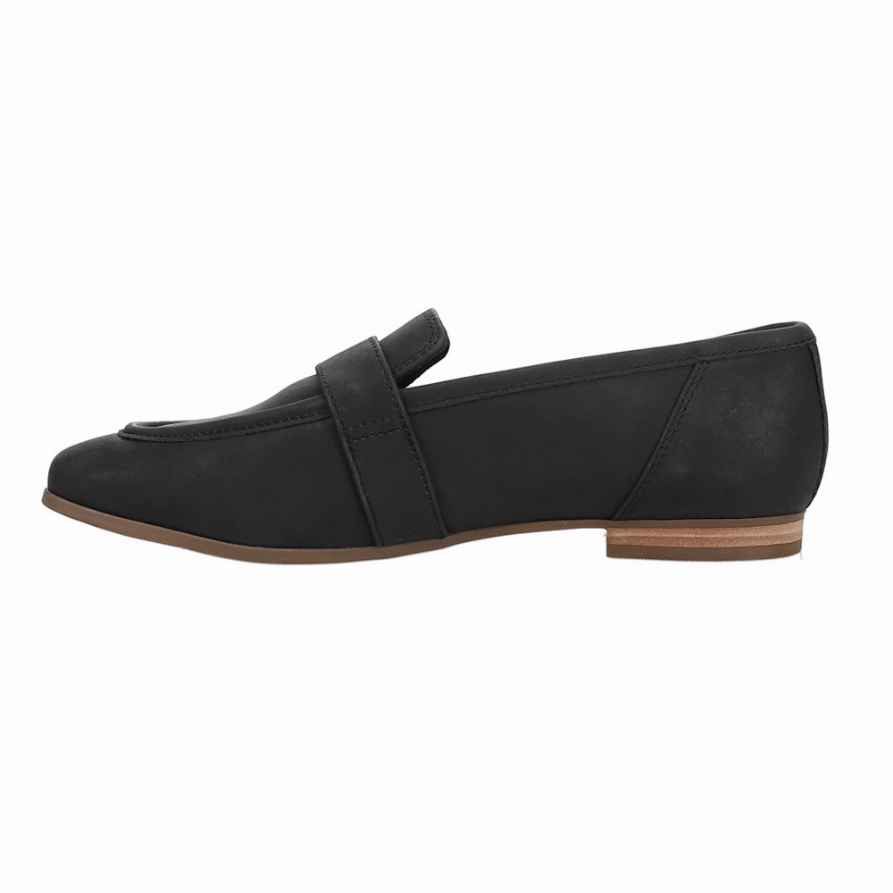 Lynette Leather Slip On Loafers Standing Shoes Slip Resistant