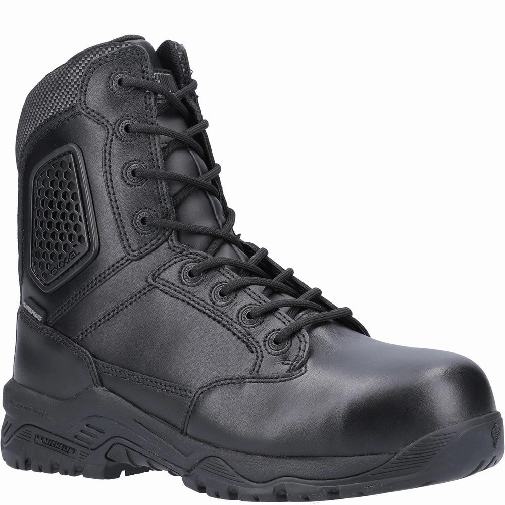 Quick Dry Versatile Footwear Magnum Strike Force 8.0 Side-Zip Ct Cp Wp Uniform Safety Boot