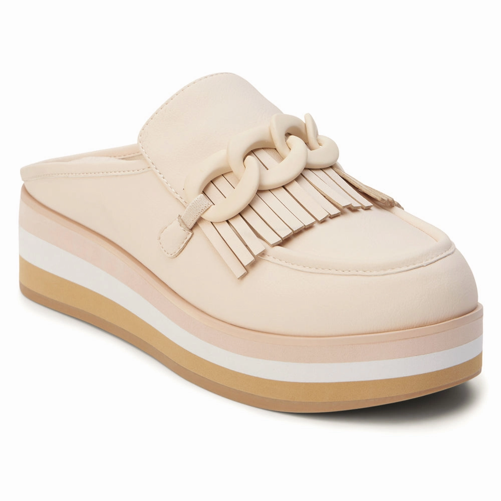 Maren Platform Mule Loafers Sustainable Cushioned Insoles