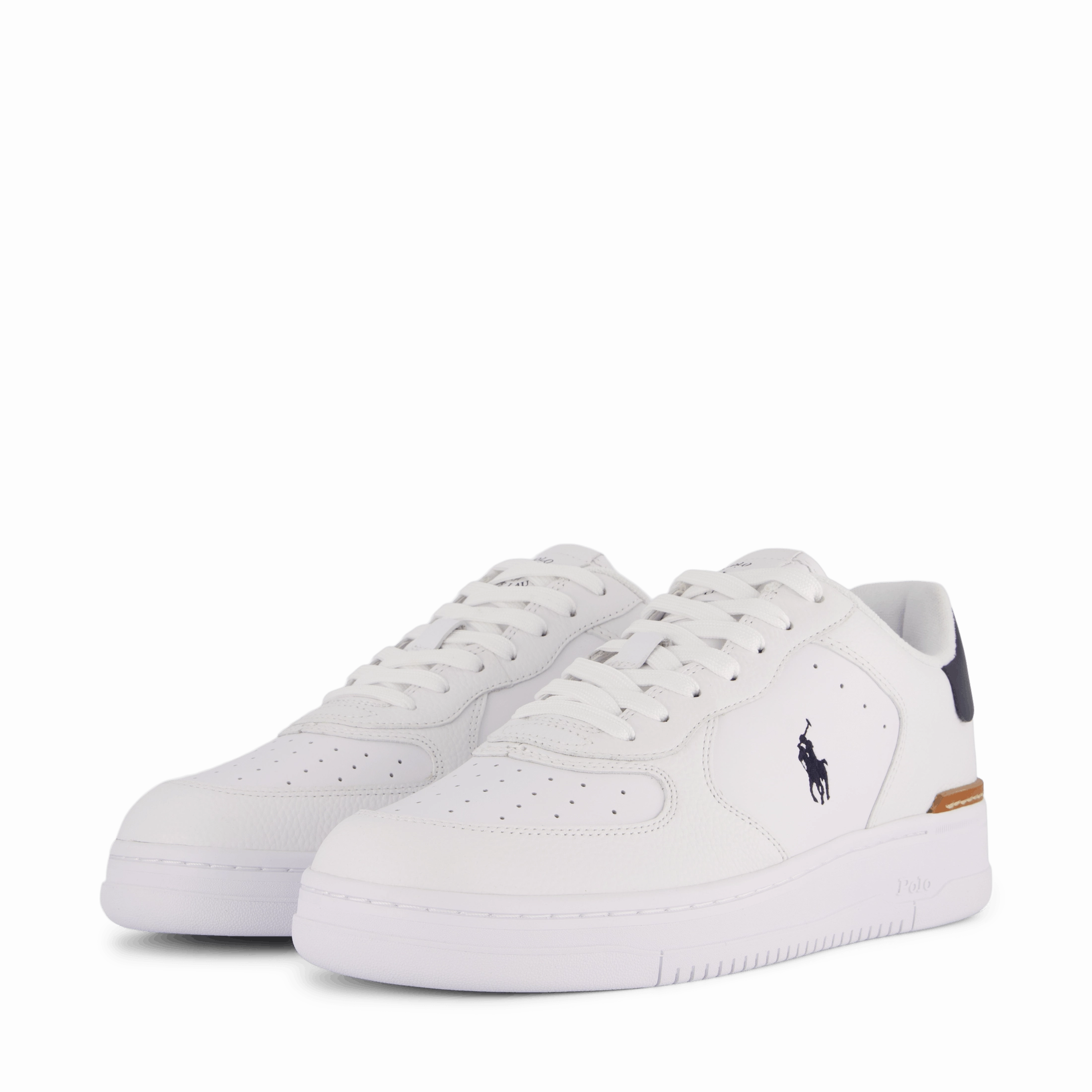 Masters Court Leather Sneaker White/Navy Pp Flexible