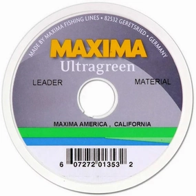 Maxima Ultragreen Copolymer Monofilament Leader Wheel
