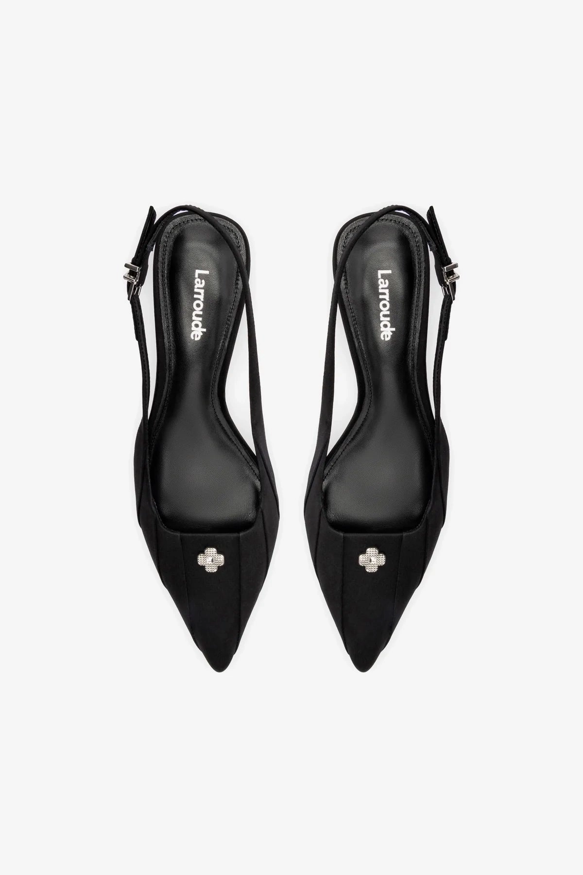 Maxine Pump In Black Fabric Cloud Comfort Arch Support