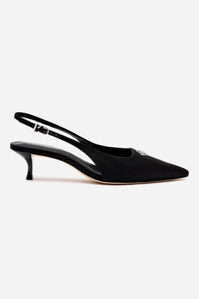 Sustainable Easy On/Off Maxine Pump In Black Fabric
