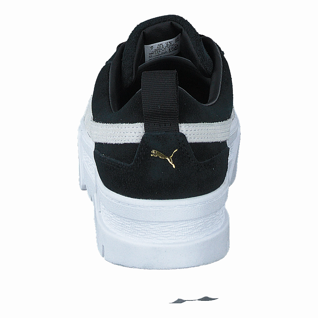 Mayze Wn'S Puma Black-Puma White Walking Shoes Everyday Sneakers