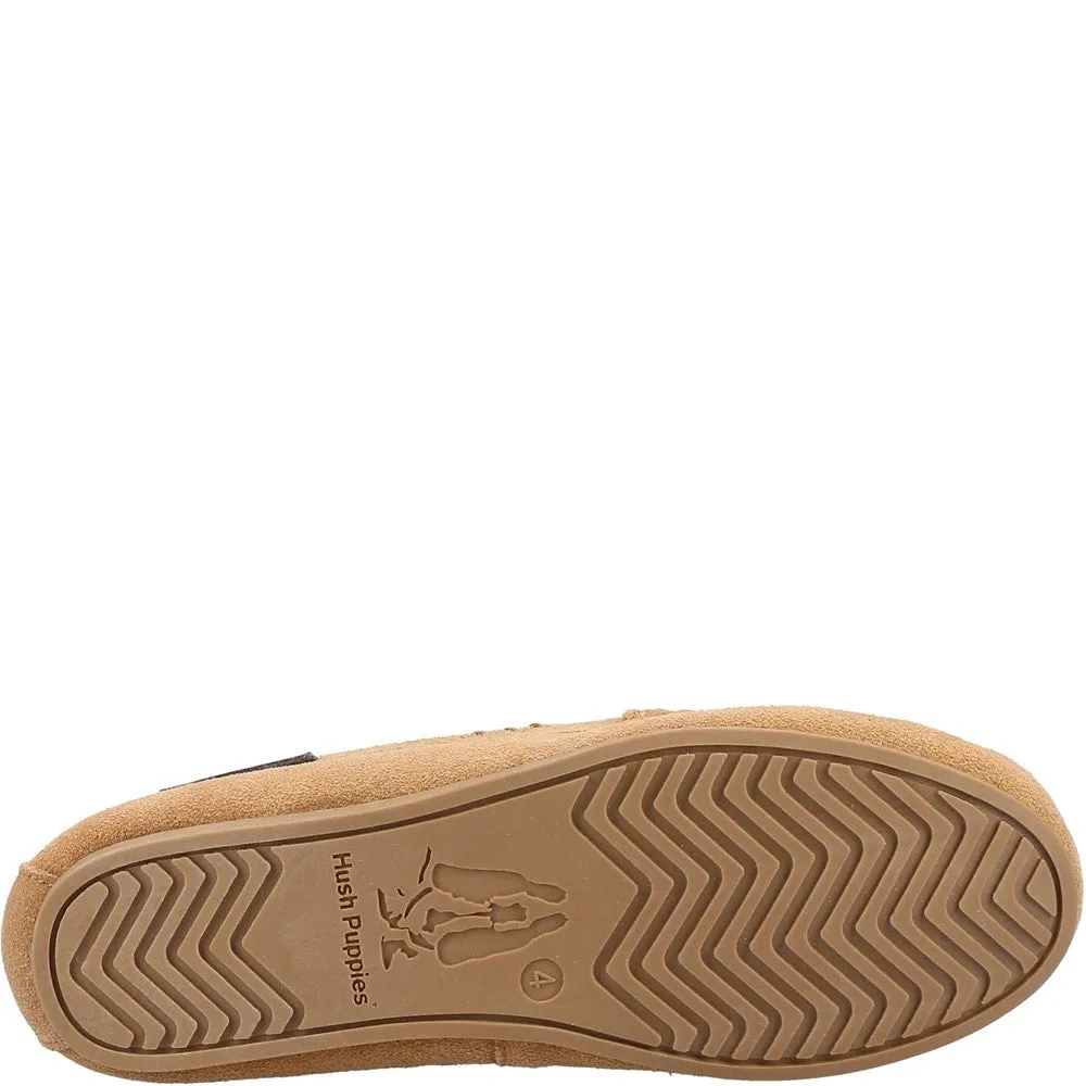 Secure Fit Comfort Heel Hush Puppies Annie Mocassin Slipper