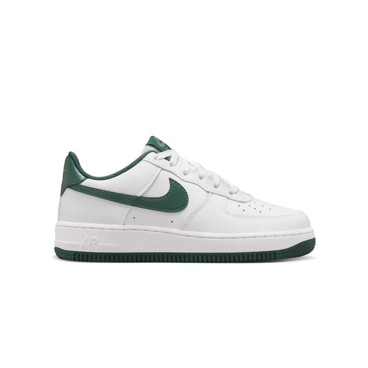 Kids Air Force 1 'White Green' Standing Comfort Cloud Comfort