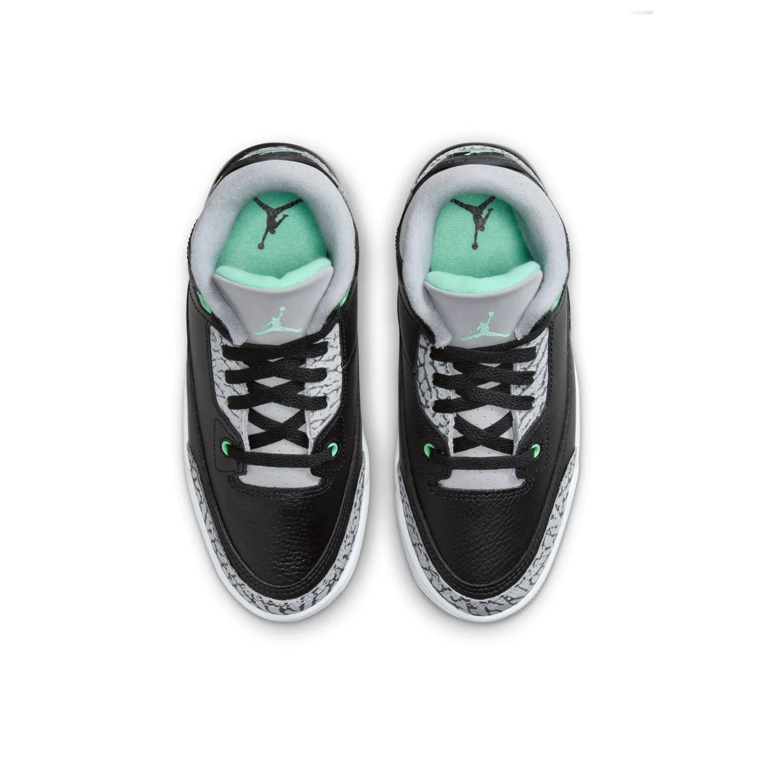 Walking Shoes All Day Support Kids Jordan 3 'Green Glow'