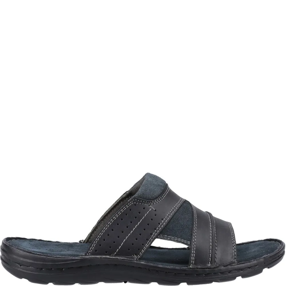 Hush Puppies Archer Mule Sandal Stable Wide Fit