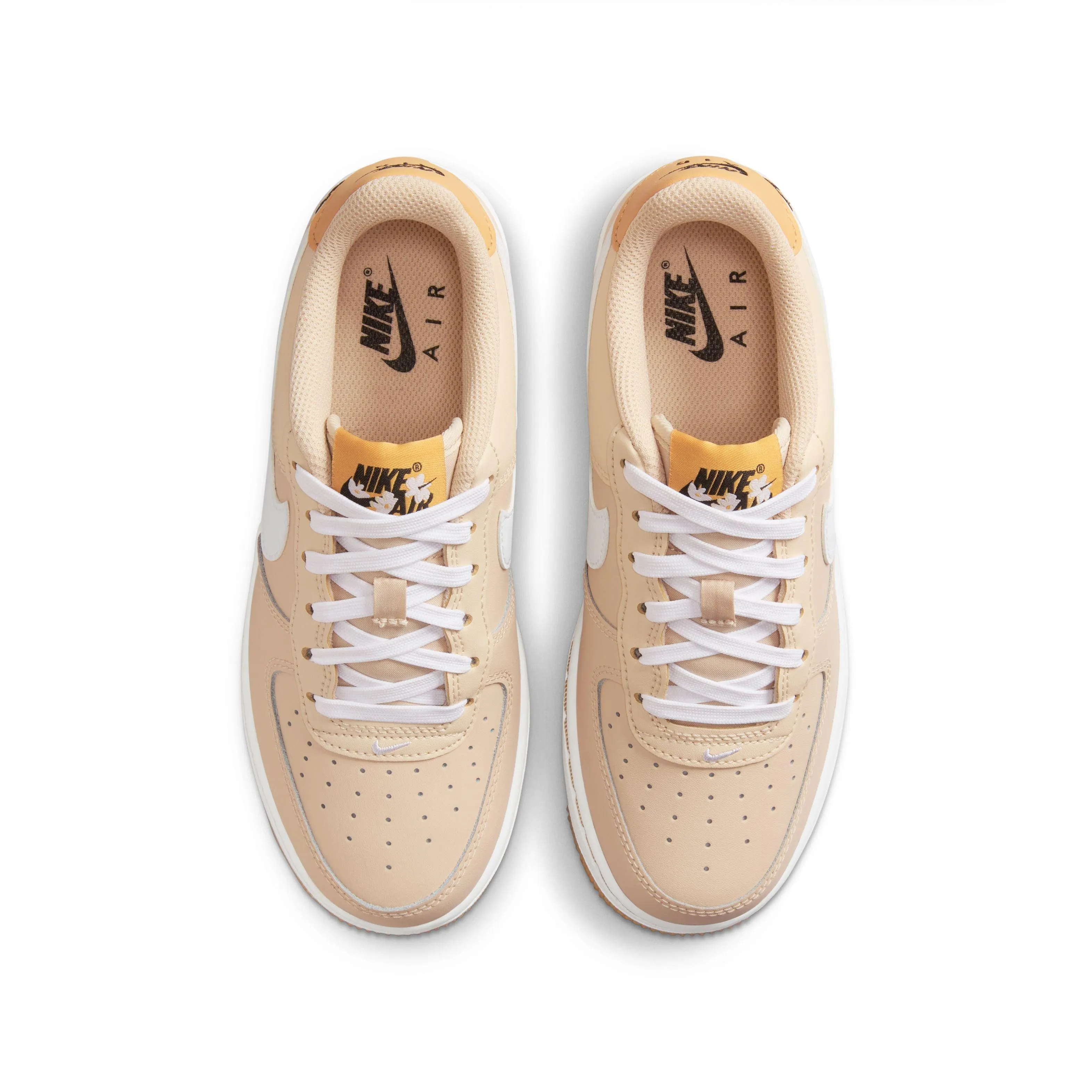 Kids Air Force 1 Se 'Sand Drift' All Day Support Smart Casual Footwear