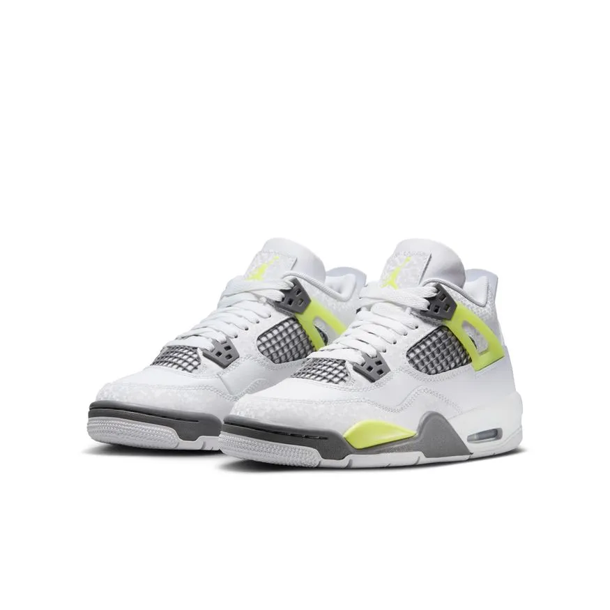 Y Air Jordan 4 Retro Hj5990-100 Breathable Mesh