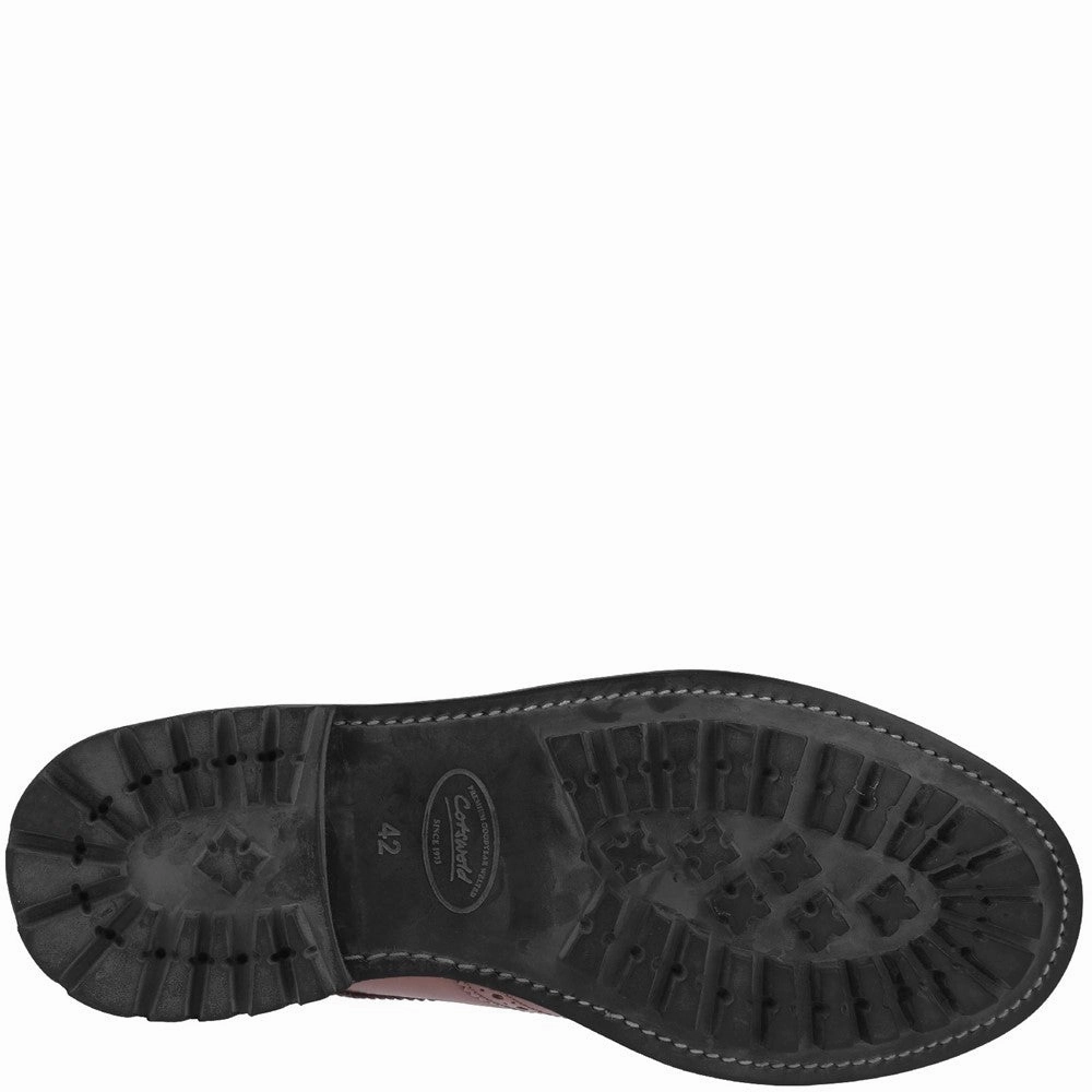 Cotswold Rissington Commando Goodyear Welt Boot Flat Feet Shoes Statement Footwear