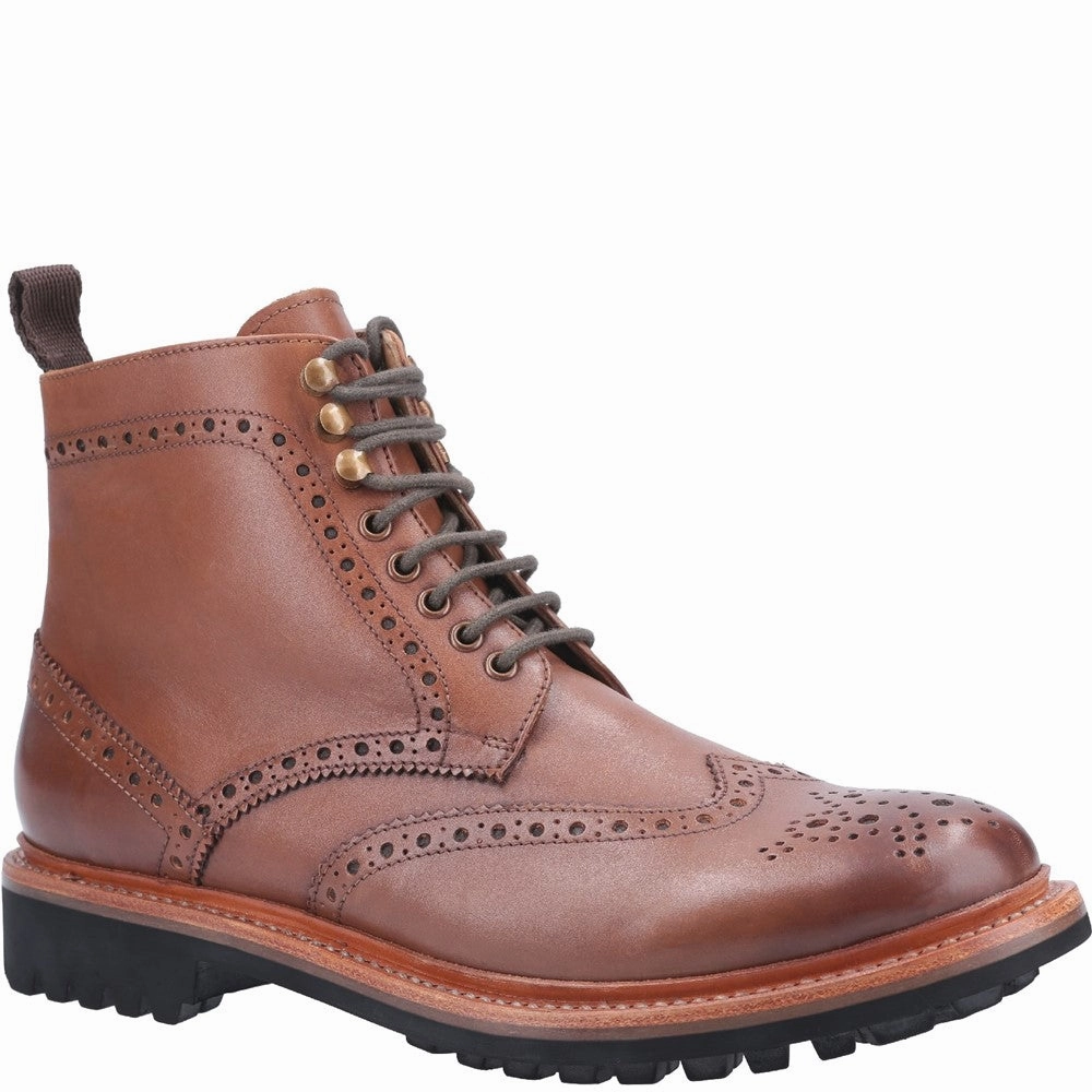 Cotswold Rissington Commando Goodyear Welt Boot Flat Feet Shoes