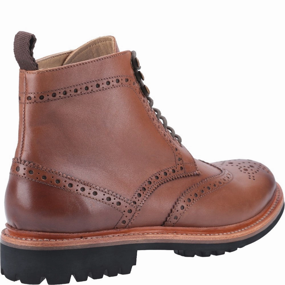 Memory Foam Unisex Shoes Cotswold Rissington Commando Goodyear Welt Boot