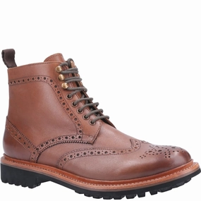 Cotswold Rissington Commando Goodyear Welt Boot Flat Feet Shoes