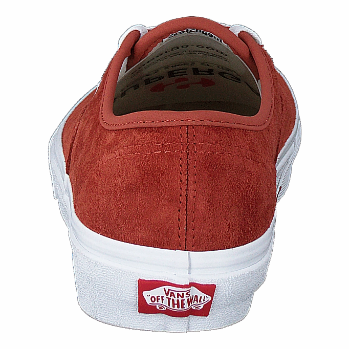 Ua Authentic (Suede) Brick/True White Functional Footwear Classic Sneakers