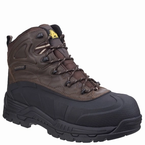 Amblers Safety Fs430 Orca Hybrid Waterproof Non-Metal Safety Boot Slip On Shoes Premium Comfort