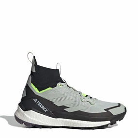 Adidas Terrex Free Hiker 2.0 Hiking Shoes Wonder Silver / Wonder Silver / Lucid Lemon Odor Resistant Supportive Footwear