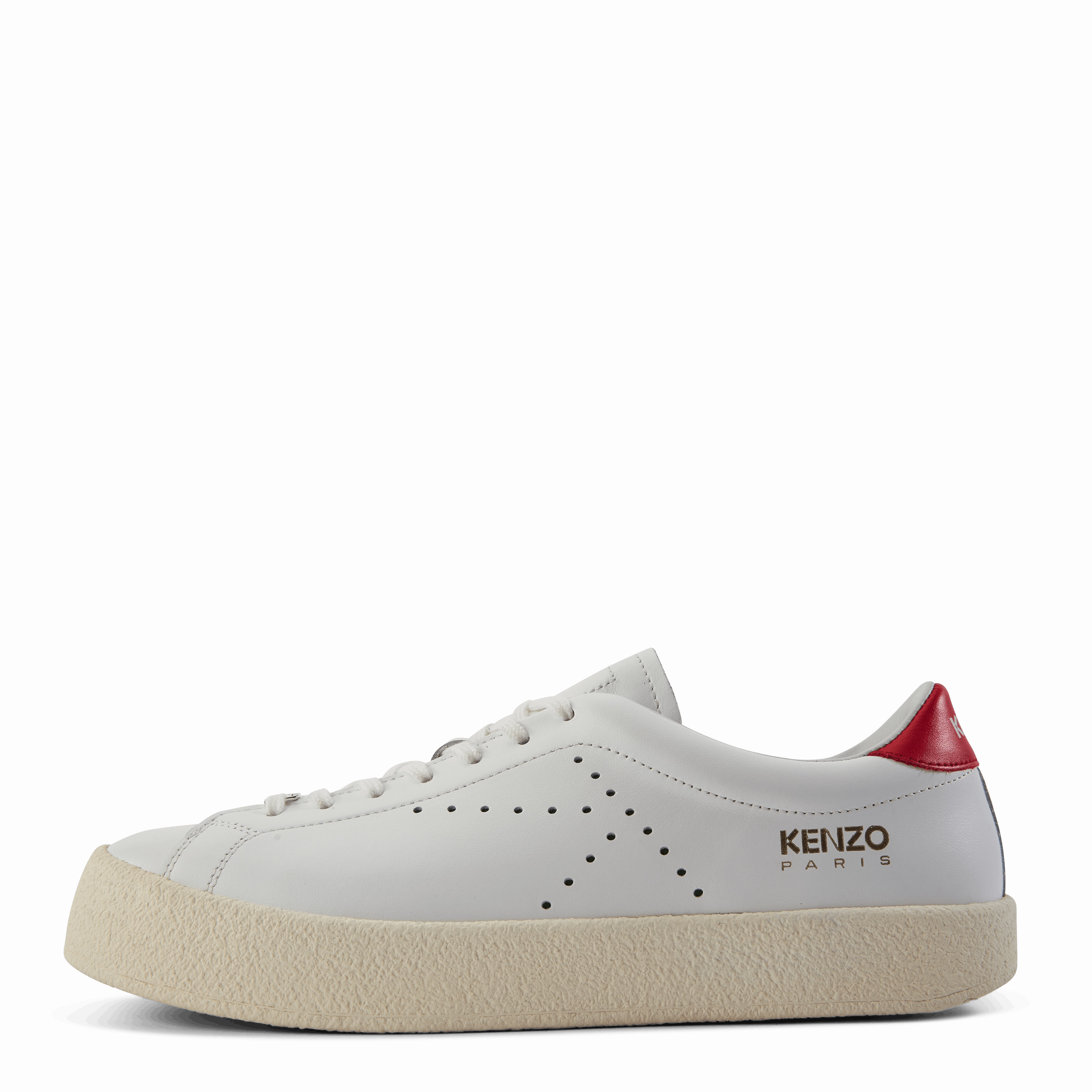 Lightweight Rugged Sole Low Top Sneaker White