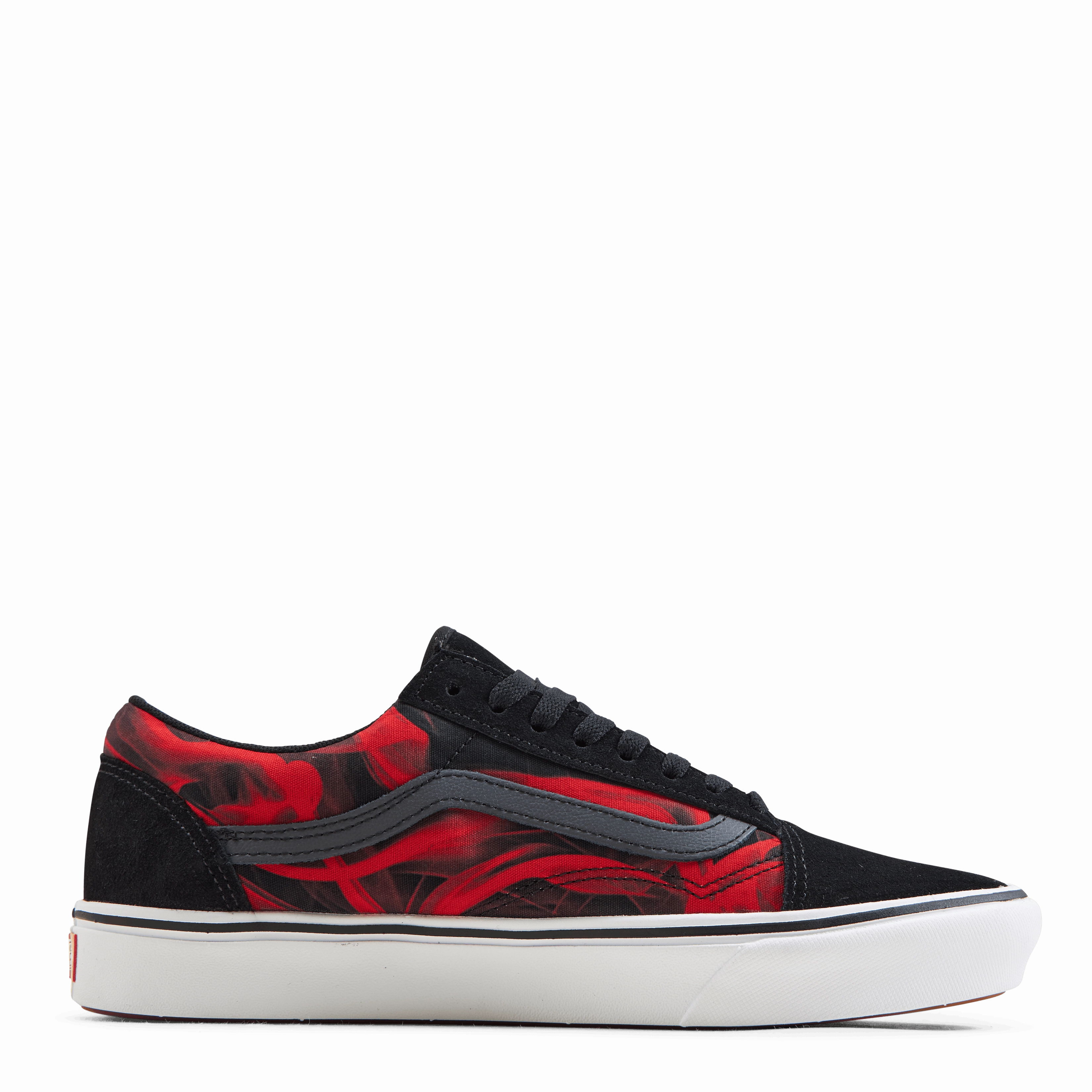 Sporty Style Ua Comfycush Old Skool After Dark Black/Red