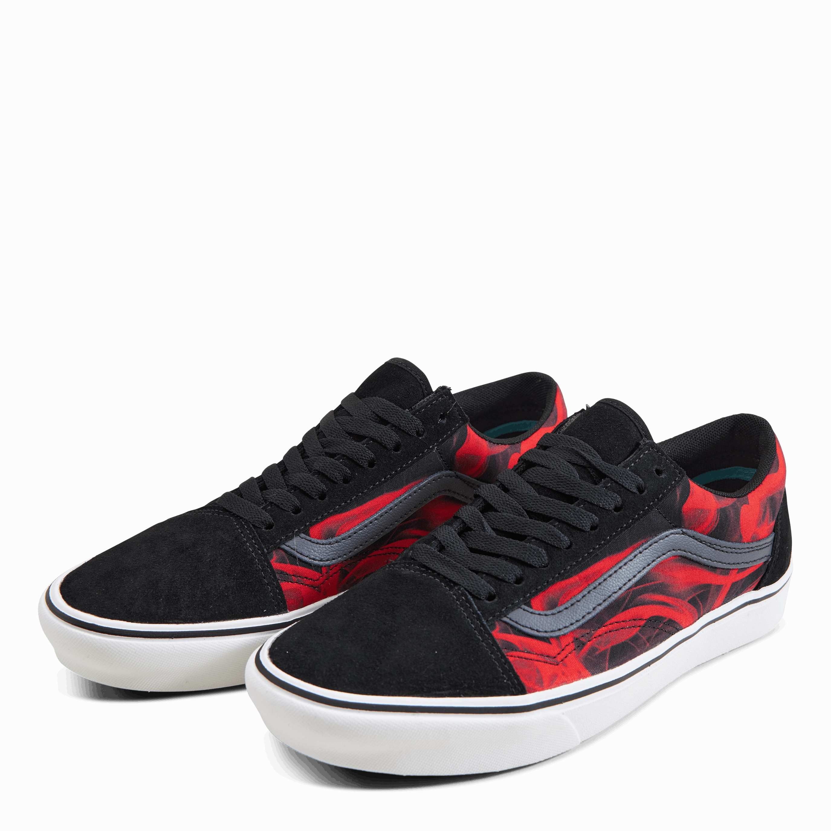 Ua Comfycush Old Skool After Dark Black/Red Travel Ready Urban