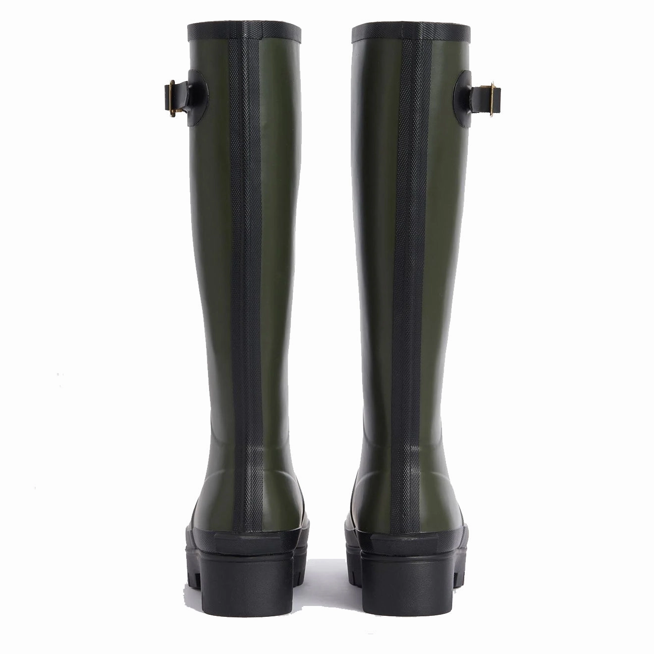 Comfort Shoes Barbour Womens Snowdon Tall Welly Olive/Black