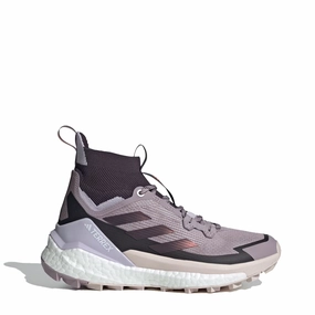 Non Slip Adidas Terrex Womens Free Hiker 2.0 Hiking Shoes Preloved Fig / Aurora Black / Silver Dawn