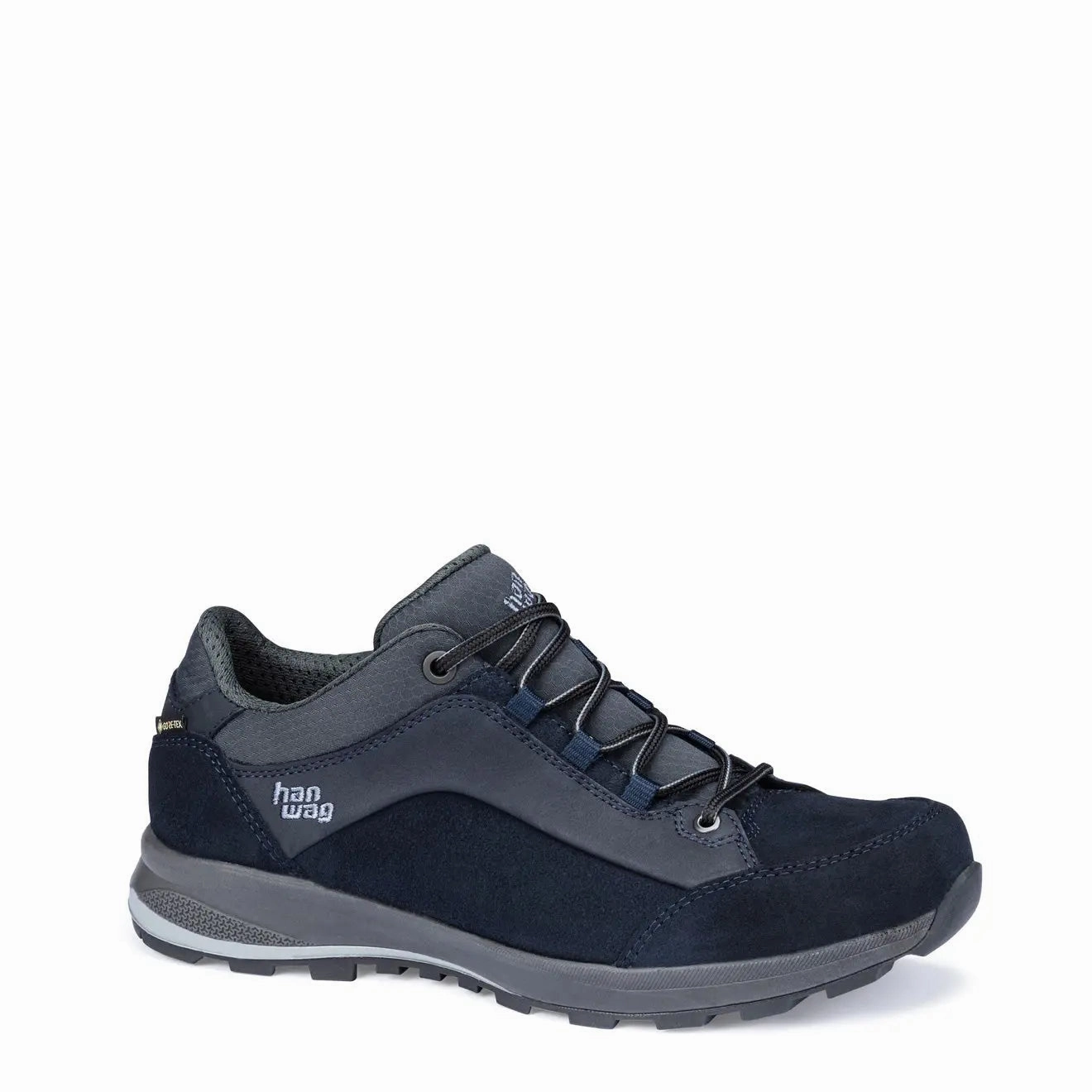 Leather Shoes Unisex Shoes Hanwag Womens Banks Low Lady Gtx Boot Navy / Ashpalt