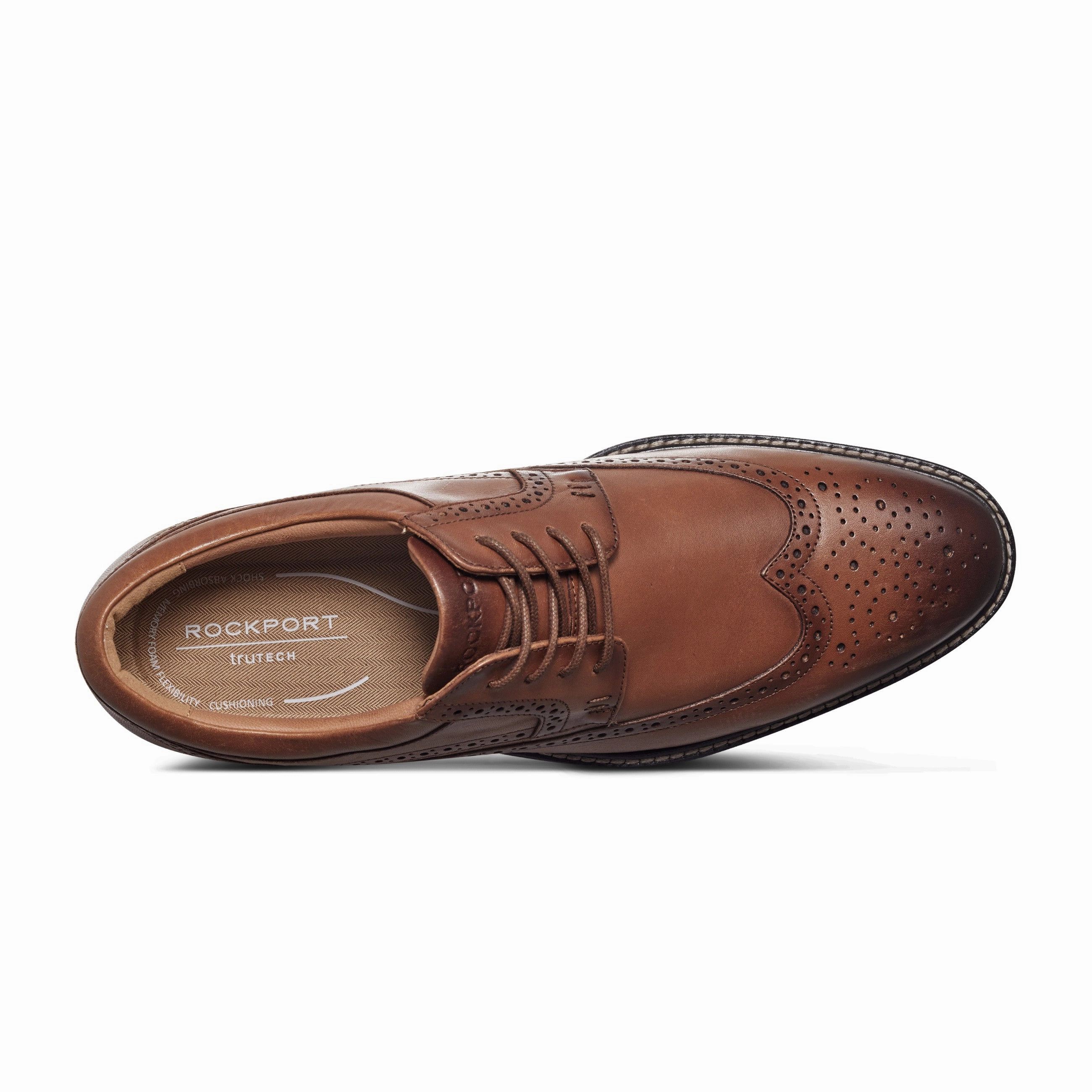Men'S Fallo Dress Lace-Up Almond Toe Oxfords Comfort Technology Pain Relief