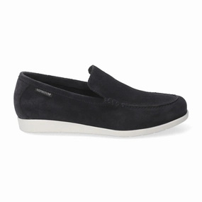 Mephisto | Loafers | Men | Valner Velours 9855 Blue Urban Fashion Sneakers
