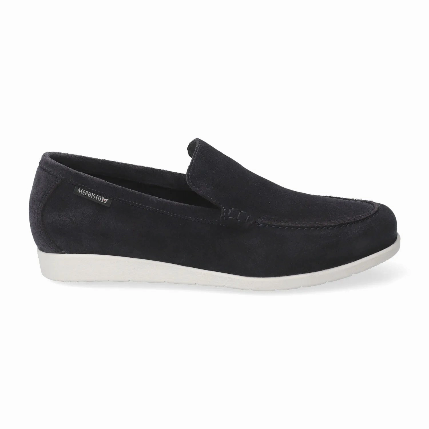 Odor Control Comfortable Footwear Mephisto | Loafers | Men | Valner Velours 9855 Blue
