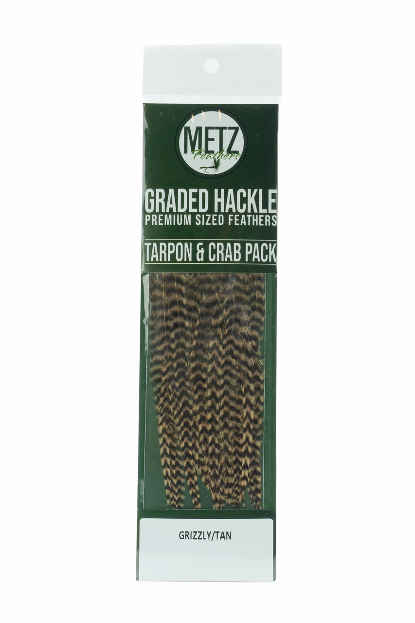 Metz Tarpon Crab Hackle Pack