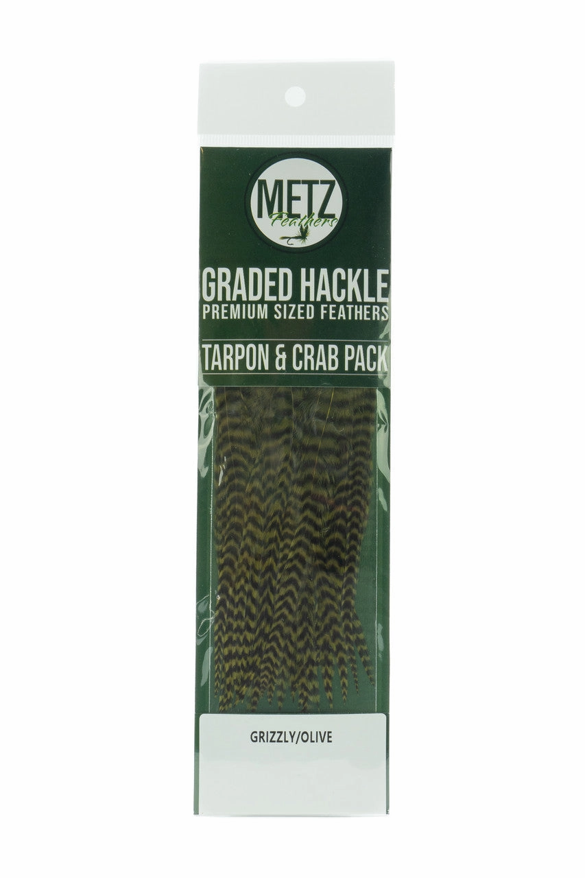 Metz Tarpon Crab Hackle Pack