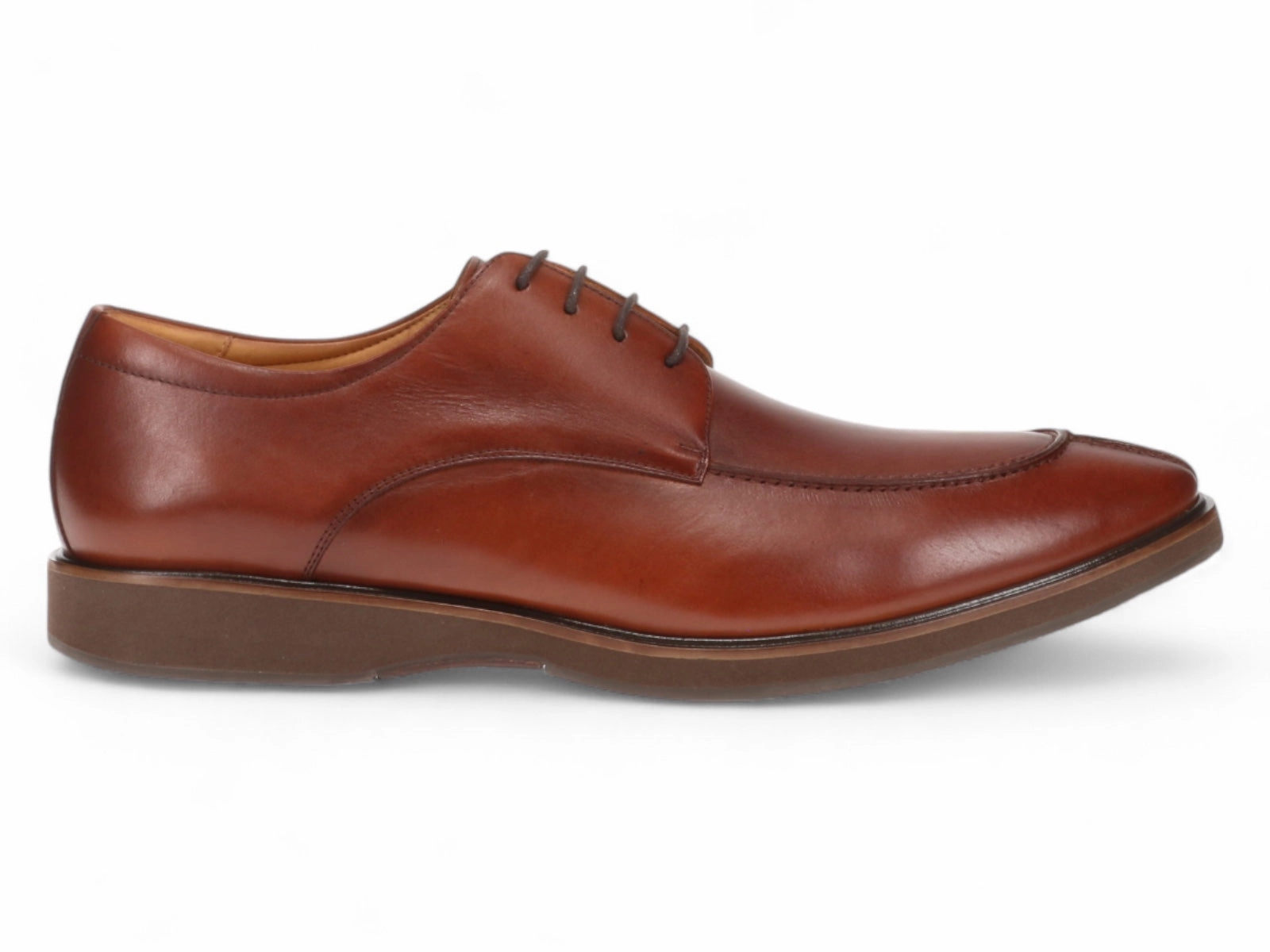 Premium Comfort Michael Ellis Elliott Apron Dress Shoe Whiskey Brown