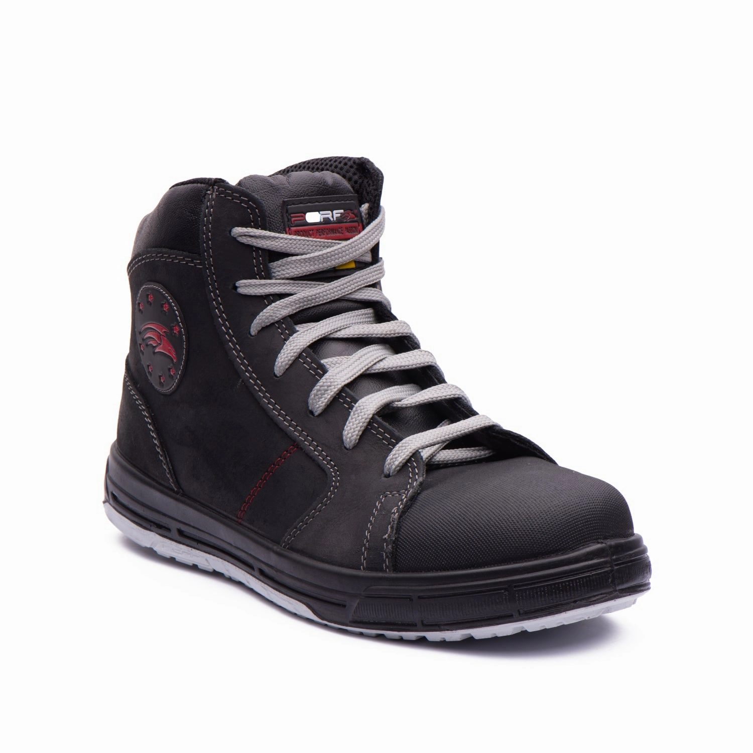 Rugged Casual Footwear Michigan High Men'S Aluminum Toe Safety Shoes 6003