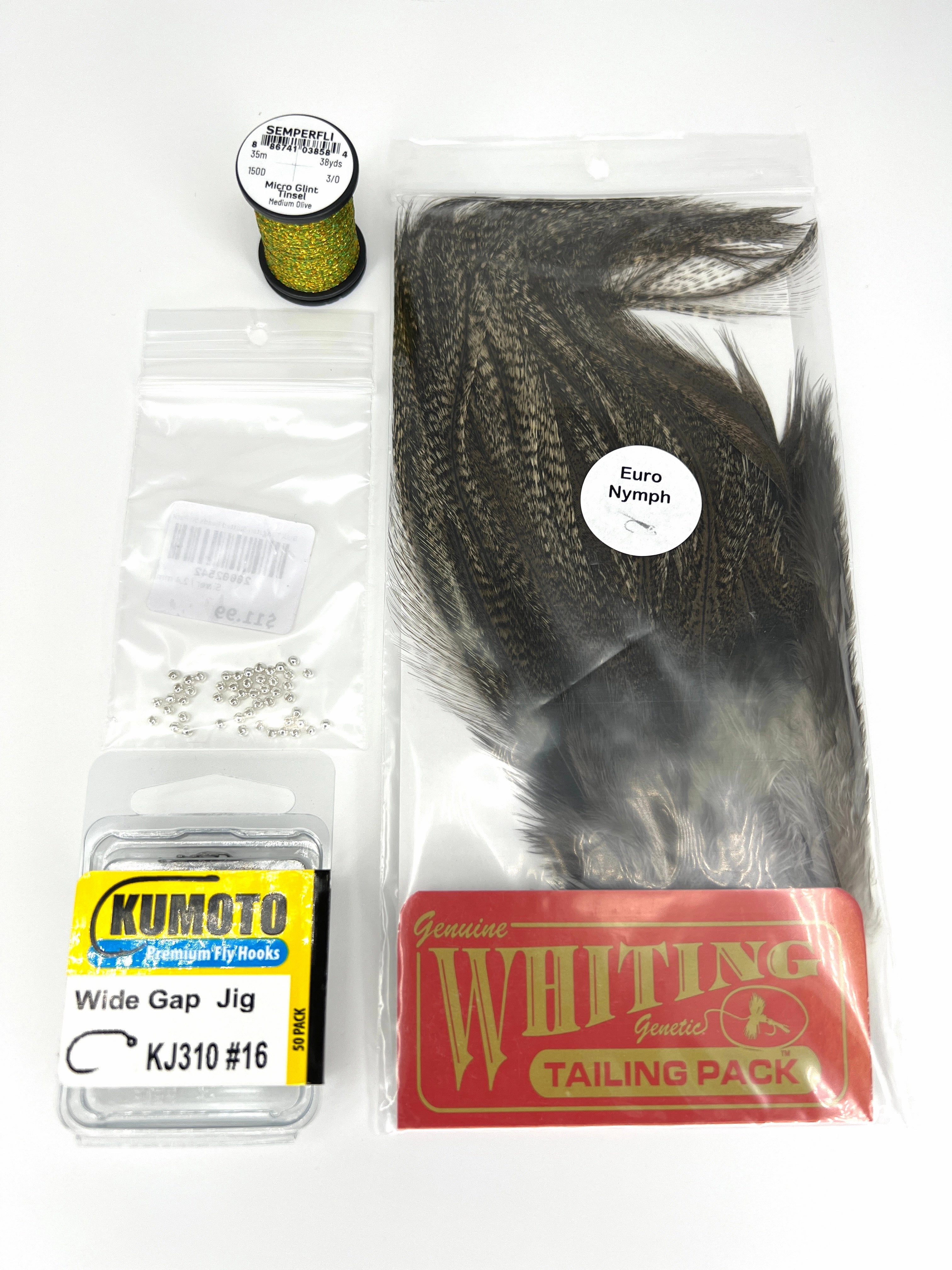 Micro Glint Perdigon Fly Tying Bundle - Without UV Resin & Light